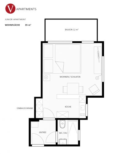 Junior-Apartment A3-Baeckerstrasse-12